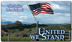 United We Stand aluminum magnet